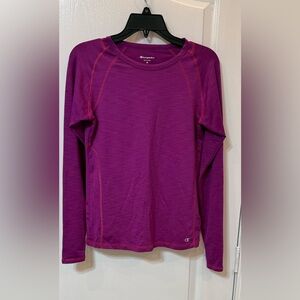 Champion Elite Magenta Long Sleeve Top Medium Size : 92% Polyester & 7% Spandex